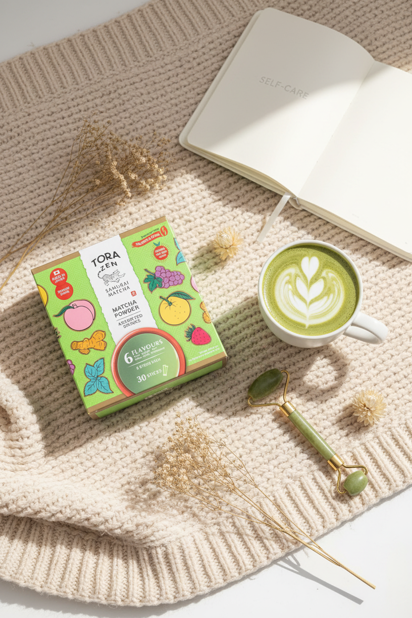 ToraZen Matcha with it-girl wellness aesthetic